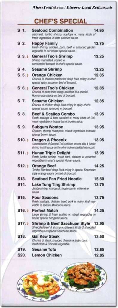 Rego Garden menu 4
